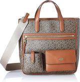 DKNY Zyon Messenger Tote Bag, Moka/Caramel, Taille Unique Sacs Femme Naty Shop Default Title