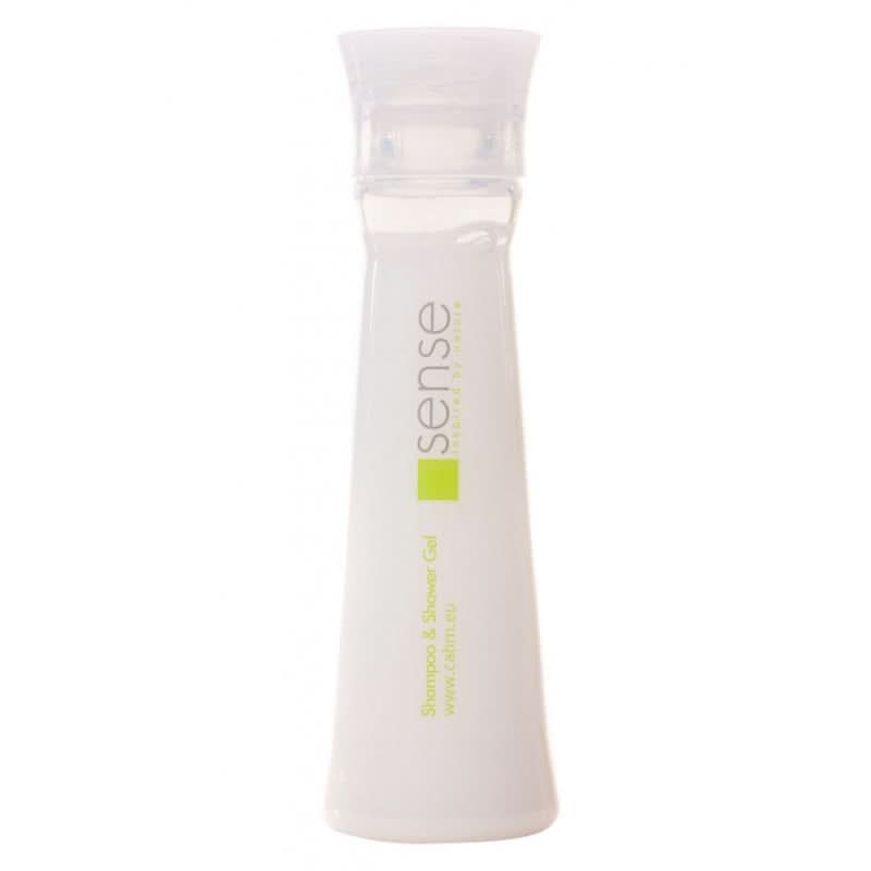 Gel hôtelier mixte (shampooing et gel douche) Sense 25 ml, boîte 195 pièces Naty Shop Hotel Cosmetics