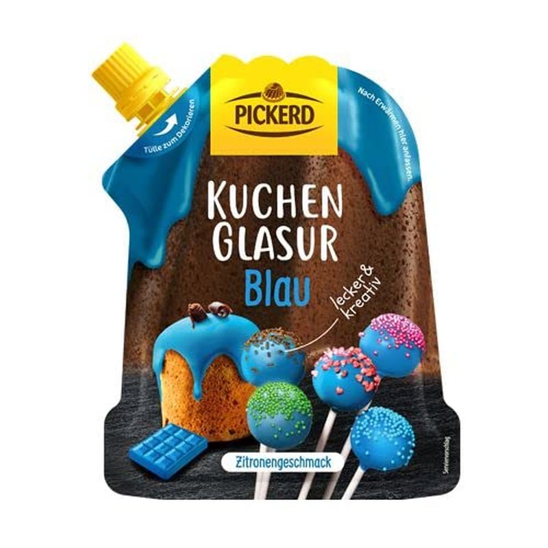 Glaçage Pour Gâteau Au Citron Bleu 125g Pâte À Sucre Naty Shop Default Title