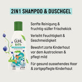 Coffret avantage Guhl Kids Dino - 2x Shampoing et gel douche 2 en 1 Guhl Kids, 250 ml + 1x livre Pixi - Spécialement développé pour les enfants - Ne tire pas - Certificat Cosmos Natural Enfants - Bain et soins de la peau Naty Shop