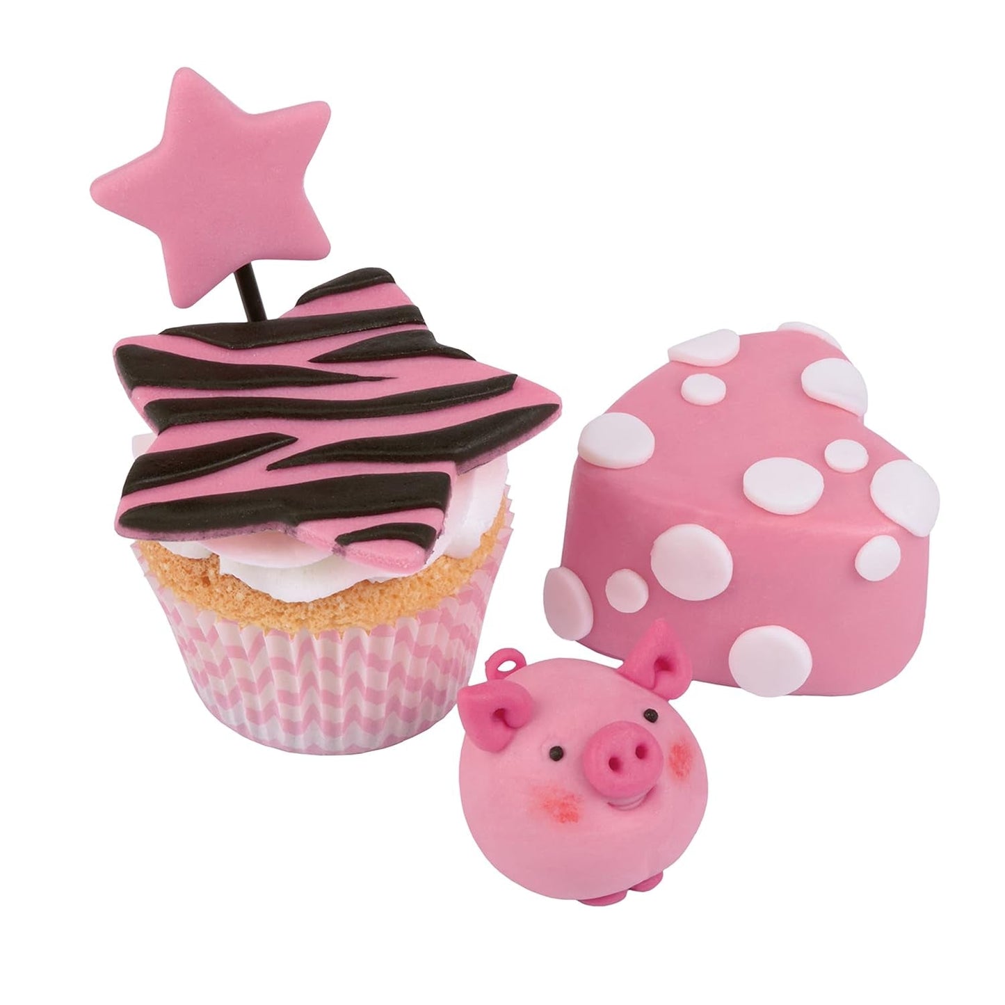 Günthart BackDecor fondant rose | qualité supérieure | prêt à l'emploi | sans huile de palme | résistant aux déchirures | pour enrober gâteaux et pâtisseries | adapté à la modélisation | paquet de 2 (1 x 250 g) pâte à sucre Naty Shop