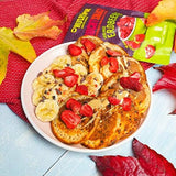Snacks aux fruits bio pour enfants : 6x15g Fraises lyophilisées bio - Fruits lyophilisés - Fruits secs - Petits coquins de NutriPur Produits déshydratés Naty Shop