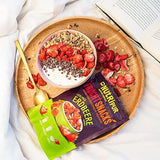 Snacks aux fruits bio pour enfants : 6x15g Fraises lyophilisées bio - Fruits lyophilisés - Fruits secs - Petits coquins de NutriPur Produits déshydratés Naty Shop