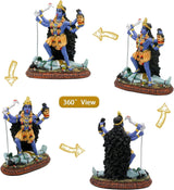 Statue du dieu hindou Kali Ma, déesse de l'Inde Kali Bhavatarini, statue destructrice, déesse hindoue décorative du temps et de la mort, figurine Murti Diwali Pooja, cadeaux pour la maison, le bureau, le temple Mandir, l'autel, articles Puja, statuettes et sculptures Naty Shop