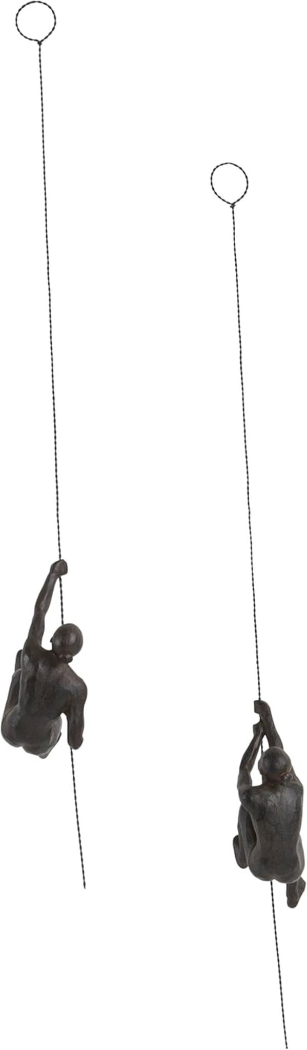 JOTEX Grimpeuses Féminines Figurines décoratives, lot de 2, marron rouille Statuettes et sculptures Naty Shop