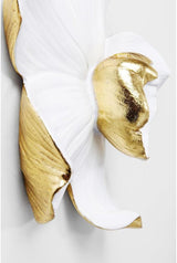 Kare Design décoration murale Orchidée, blanc, XL, décoration murale, aspect fleur d'orchidée, fait main, 25x24x7 cm (h/l/p) Statuettes et sculptures Naty Shop