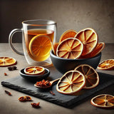 Knabberkraft Tranches d'orange séchées 100g - Snack et arôme naturel | Parfait pour le thé, les desserts, les décorations et plus encore | Riche en vitamine C et sans additifs produits déshydratés Naty Shop