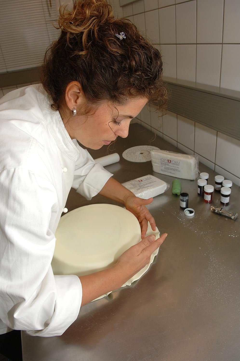 KOPYFORM rouleau fondant Arctic White® 5kg, pâte à sucre blanche Naty Shop
