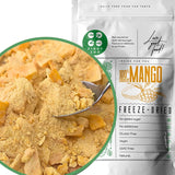 Mangue lyophilisée | Sans sucre ajouté Mangue lyophilisée | Mangue lyophilisée Mangue Mangue séchée | Mangue séchée Fruits secs sans additifs | ZingyZoo Mangue Séchée (100g) Produits Déshydratés Naty Shop Morceaux Broyés 300G