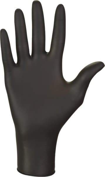 Gants en nitrile noirs non poudrés Nitrilex 100 pcs, taille XL Nati Shop