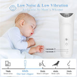 Tondeuse à cheveux pour bébé, tondeuse à cheveux pour enfants, tondeuse à cheveux silencieuse pour tout-petits avec 3 peignes de guidage, enfants imperméables - Bain et soins de la peau Naty Shop