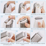 Tondeuse à cheveux pour bébé, tondeuse à cheveux pour enfants, tondeuse à cheveux silencieuse pour tout-petits avec 3 peignes de guidage, enfants imperméables - Bain et soins de la peau Naty Shop