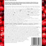 Canneberges lyophilisées sans sucre | XL 250g Canneberges naturelles lyophilisées non sucrées | Fruits sauvages naturels lyophilisés | Canneberges lyophilisées | ZingyZoo Produits déshydratés Naty Shop