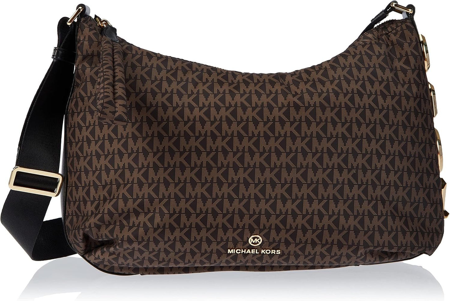 Michael Kors Ladies LG Conv Msgr Leonie Bag Femme Sacs Naty Shop Marron/Blk
