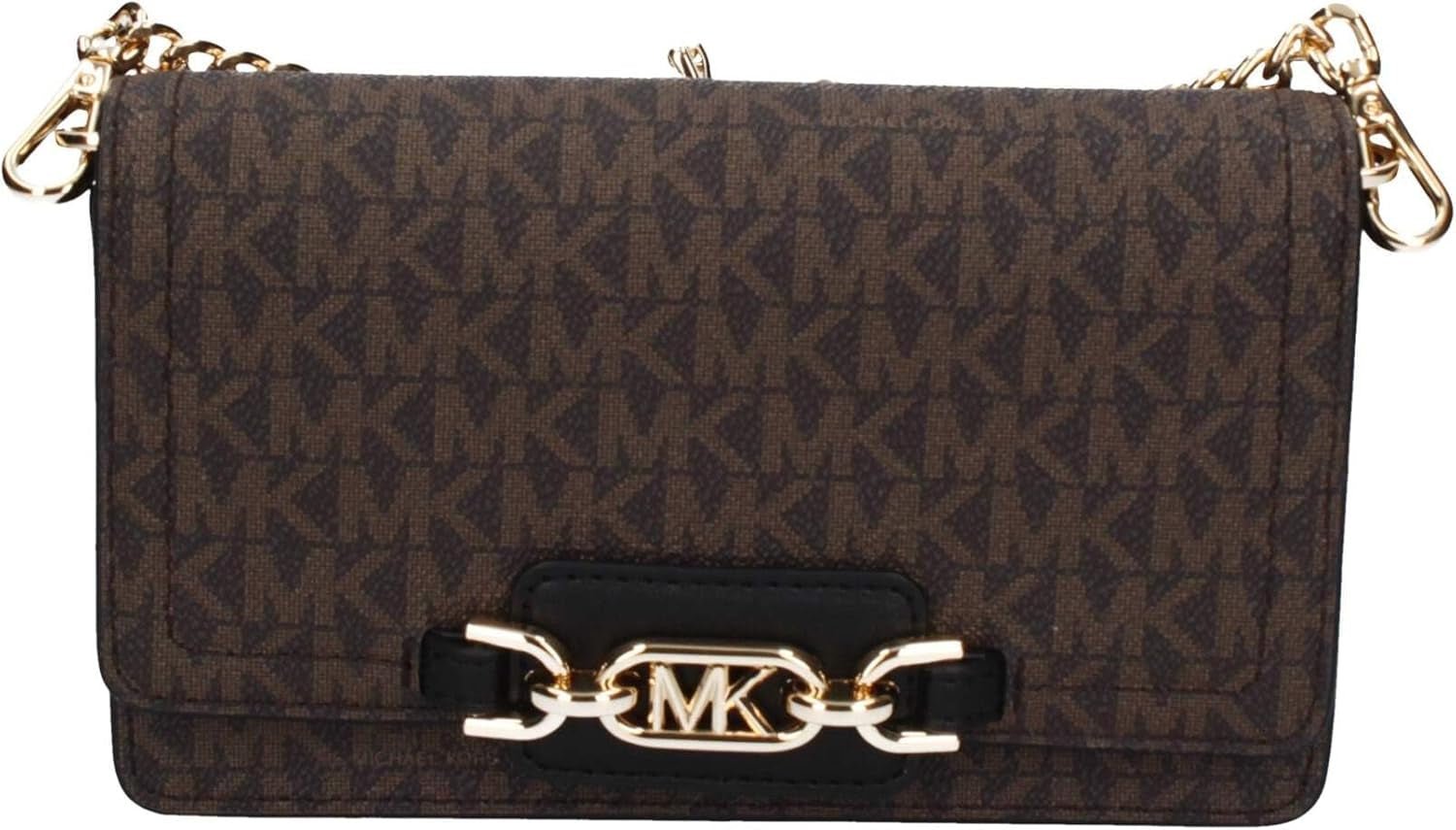 Michael Kors Women Sm Phn CHN Xbody Bag, Brown/Blk Sacs pour femmes Naty Shop Titre par défaut
