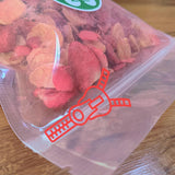 Mélange de fruits lyophilisés ErdBana XL 300g | Bananes lyophilisées + fraises lyophilisées Coffret dégustation fruits lyophilisés | Mélange de fruits lyophilisés fraise et banane | ZingyZoo Produits déshydratés Naty Shop