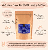 Mûre BRIX | Mûres séchées naturelles 95 g | Grand Prix du Goût pour les Fruits Secs | Sans OGM, sans gluten, végétalien, vitamines conservées Naty Shop Produits déshydratés