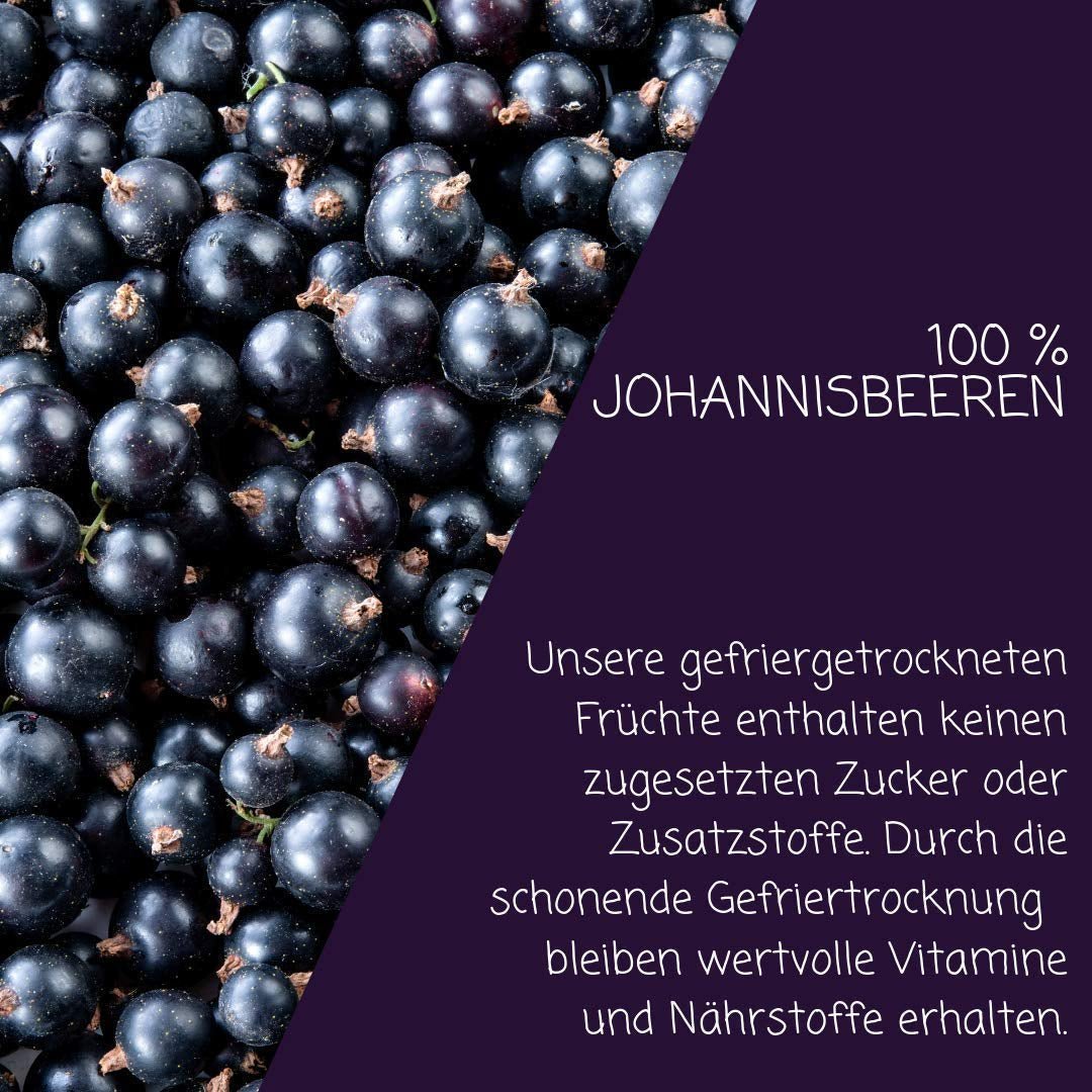 myfruits cassis, fruits lyophilisés, 100g, sans additifs, 100% cassis, fruits lyophilisés et secs pour muesli ou porridge... Produits déshydratés Naty Shop