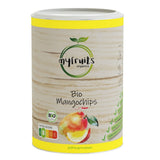 myfruits mangue bio, fruits lyophilisés, 300g, chips de fruits, sans additifs, 100% mangue, fruits lyophilisés et secs pour muesli ou snacks... Produits déshydratés Naty Shop 100 G (1 paquet)