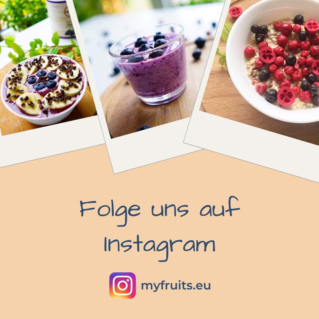 myfruits berry mix, 300g, mélange de fruits et baies lyophilisés, sans sucre ajouté, fraises, framboises, groseilles, mélange de fruits secs Produits déshydratés Naty Shop
