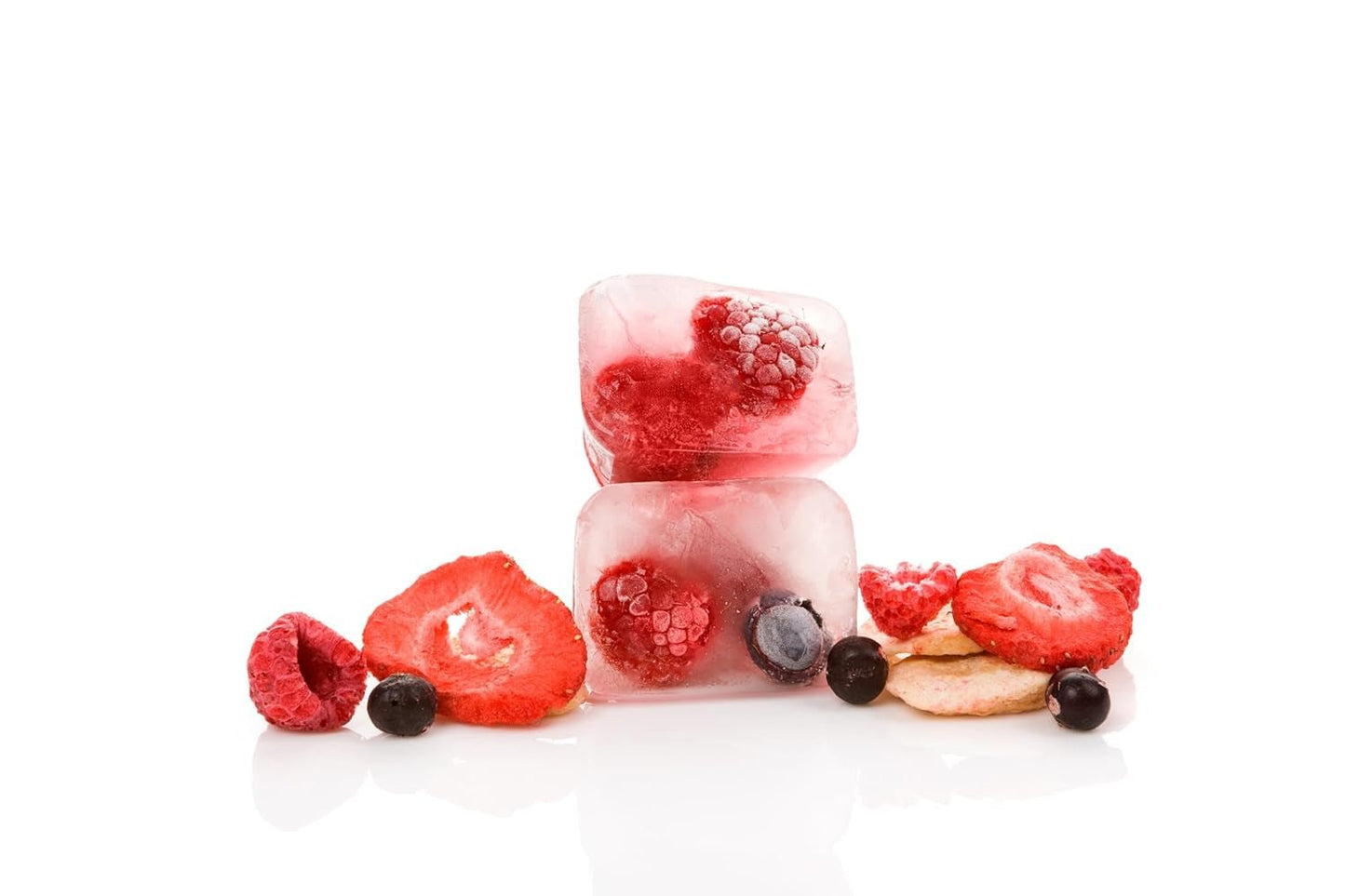 Mynatura Mélange coloré de baies lyophilisées I Mélange de fruits I Framboises I Cassis I Fraises I Snacks aux fruits I Vegan I 350g Produits déshydratés Naty Shop