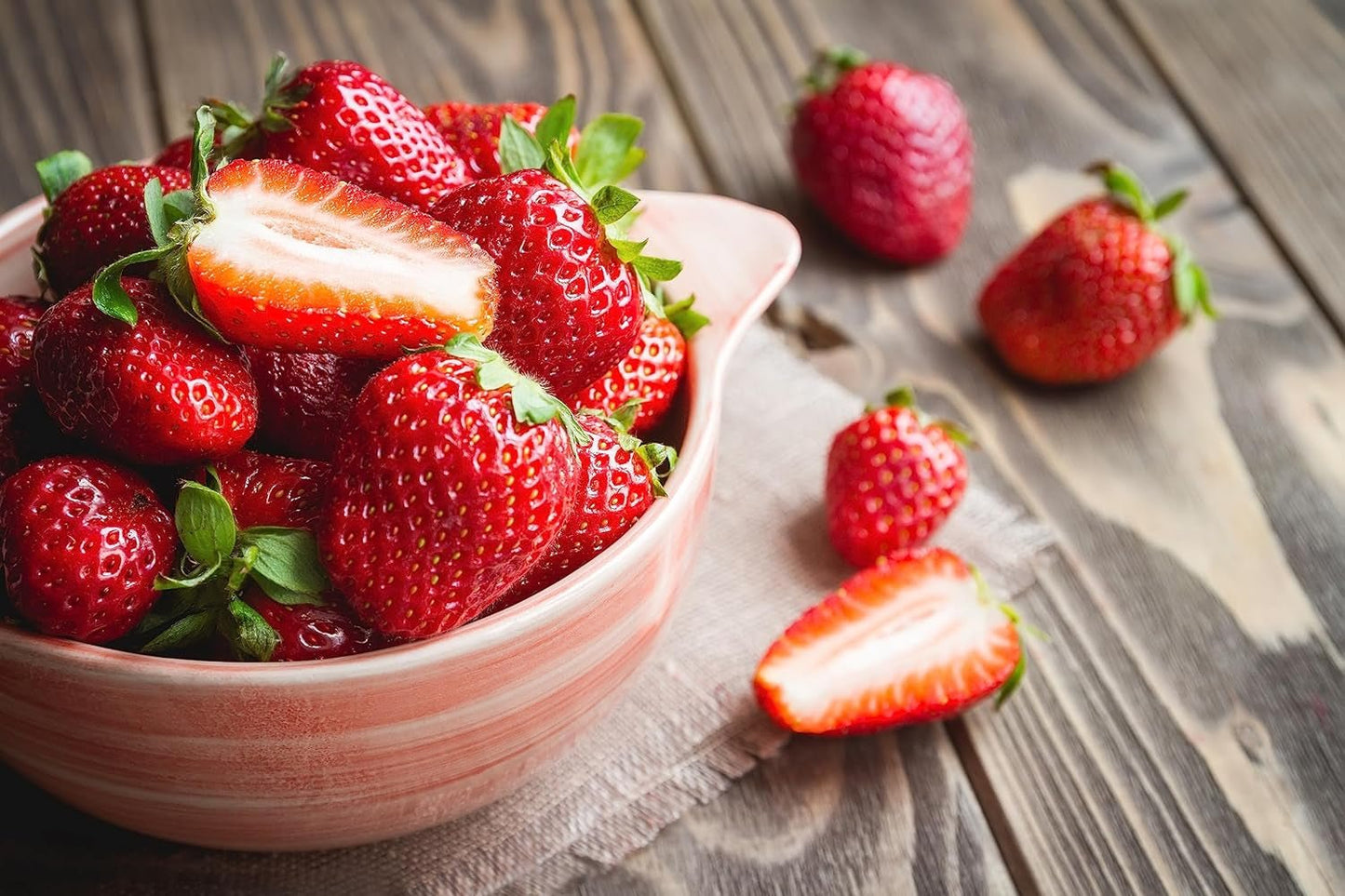 Tranches de fraises lyophilisées Mynatura I légumes I naturels I fruits secs I fruits I - légèrement séchés (1 x 350g) Produits déshydratés Naty Shop