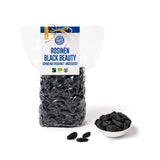 PAKKA - Raisins secs Black Beauty Bio Fairtrade 600gr, raisins noirs bio, sans pépins, séchés au soleil, sans huile, donc collants, sans soufre, directement des petits agriculteurs de Samarkand en Ouzbékistan Produits déshydratés Naty Shop Variante 1 : 600 G (pack de 1)