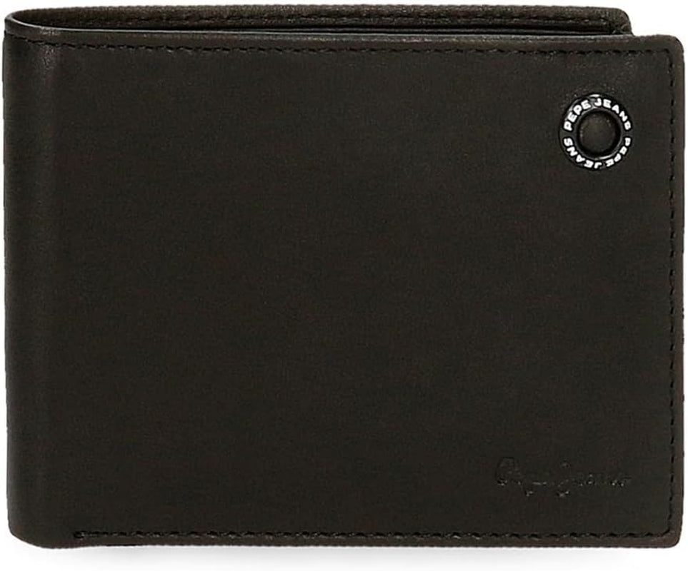Portefeuille Homme Pepe Jeans adge Naty Shop Noir Poche pour carte d'identité