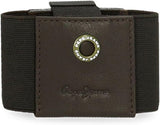 Portefeuille Homme Pepe Jeans adge Naty Shop Marron Porte-cartes en caoutchouc