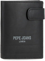 Pepe Jeans Portefeuilles profonds, sacs à main, portefeuilles, faux cuir décontracté. De Joumma Bags Naty Shop Portefeuille pour femme Noir Click Wallet