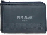 Pepe Jeans Portefeuilles profonds, sacs à main, portefeuilles, faux cuir décontracté. De Joumma Bags Portefeuille Femme Naty Shop Étui Anthracite