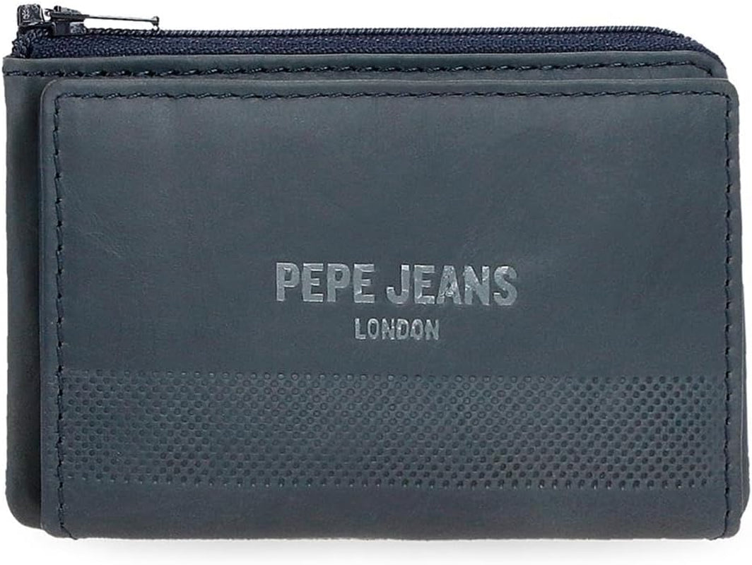 Pepe Jeans Portefeuilles profonds, sacs à main, portefeuilles, faux cuir décontracté. De Joumma Bags Portefeuille Femme Naty Shop Étui Anthracite