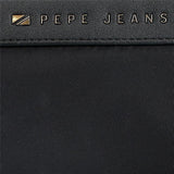 Pepe jeans Joumma Bags Morgan sac à dos décontracté, sacs de voyage, beige et noir, simili cuir pour femme, noir, taille unique, porte-monnaie Portefeuille Femme Naty Shop