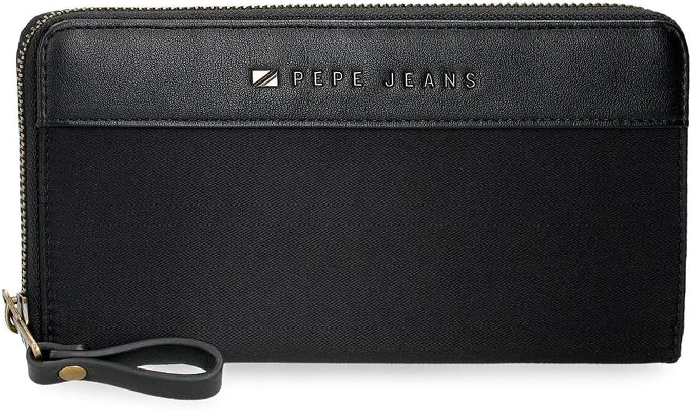Pepe jeans Joumma Bags Morgan Sac à dos décontracté Sacs de voyage Beige Noir Faux cuir pour femme Noir Taille unique Sac à main Portefeuille Femme Naty Shop Titre par défaut