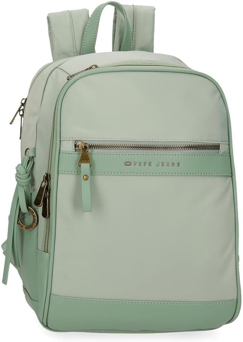 Pepe Jeans Morgan Sacs à dos décontractés Sacs de voyage Beige Noir Simili cuir pour femme Par Joumma Bags Bagages et voyages Naty Shop Sac à dos vert