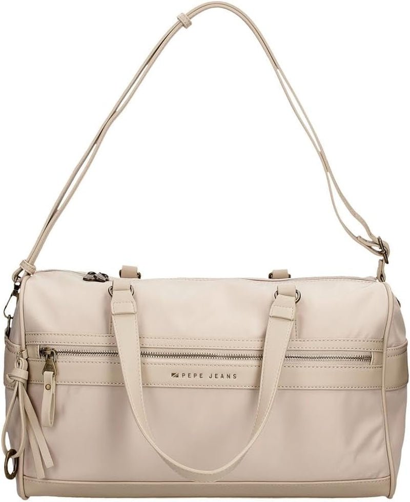 Pepe Jeans Morgan Sacs à dos décontractés Sacs de voyage Beige Noir Faux Cuir Pour Femme Par Joumma Bags Bagages & Voyage Naty Shop