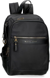 Pepe Jeans Morgan Sacs à dos décontractés Sacs de voyage Beige Noir Simili cuir pour femme Par Joumma Bags Bagages et voyages Naty Shop Sac à dos noir