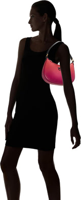 Pinko Half Moon mini sac en cuir dégradé de couleur, ya4l_Mult.fuchsia, orange-noir Sacs Femme Naty Shop