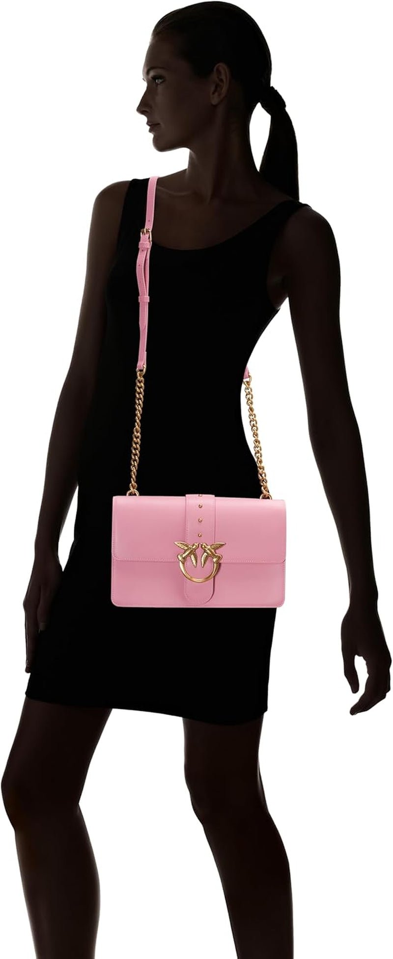 Pinko Ladies Love One Classic Cl Sac en soie de veau Sacs pour femmes Naty Shop