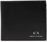 Armani Exchange Portefeuille avec logo A|X en cuir lisse, noir Portefeuille Naty Shop pour hommes Titre par défaut