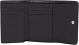 Portefeuille femme Calvin Klein Must Small Trifold Mono Klein, noir (Black Mono), taille unique Portefeuille femme Naty Shop