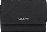 Portefeuille femme Calvin Klein Must Small Trifold Mono Klein, Noir (Black Mono), taille unique Portefeuille femme Naty Shop Default Title