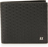 Elba, Essential, Mini portefeuille à deux volets avec logo en métal pour homme Armani Exchange Portefeuille pour homme Naty Shop Titre par défaut