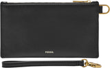 Portefeuille Fossil en cuir ou polyester pour femme Portefeuille femme Naty Shop Noir