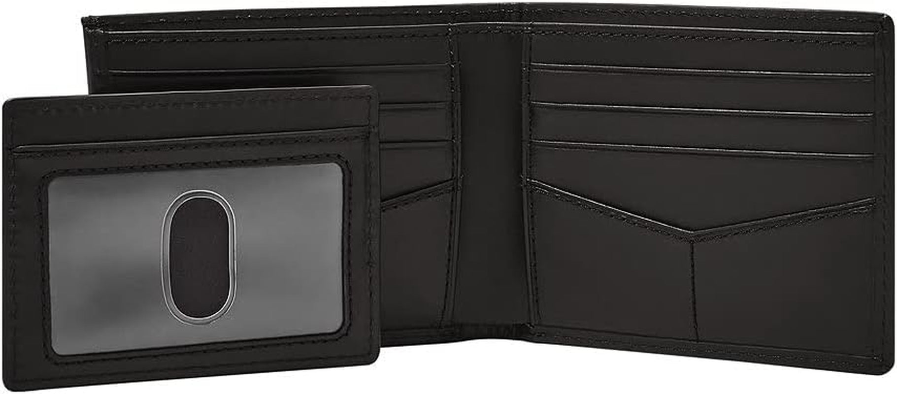Portefeuille pour homme Fossil - Derrick RFID en cuir coulissant 2 en 1, ML3685001 - 10,9 cm L x 1,27 cm l x 8,9 cm H Portefeuille pour homme Naty Shop
