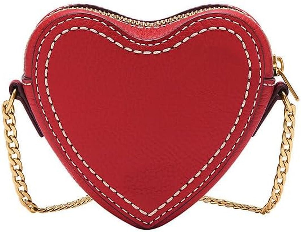 Portefeuille Femme Fossil Vday en Cuir ou Polyester Sacs Femme Naty Shop Rouge