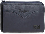 Portefeuille veste Pepe Jeans avec porte-cartes, taille unique Portefeuille homme Naty Shop Bleu