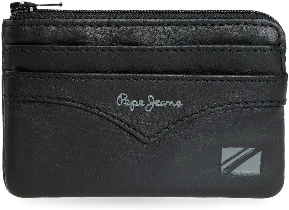Portefeuille veste Pepe Jeans, taille unique Portefeuille homme Naty Shop Noir