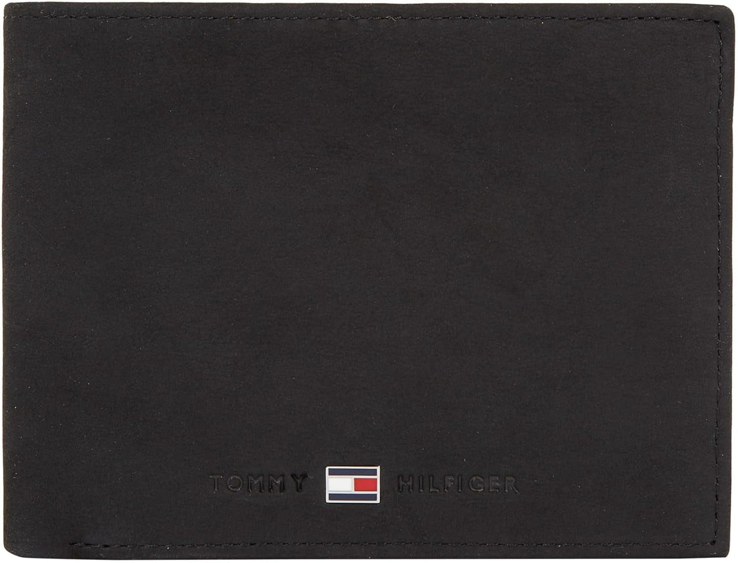 Tommy Hilfiger Johnson Portefeuille pour homme avec poche à monnaie Naty Shop Portefeuille pour homme Noir
