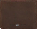 Tommy Hilfiger Johnson Portefeuille pour homme avec poche à monnaie Portefeuille pour homme Naty Shop Marron